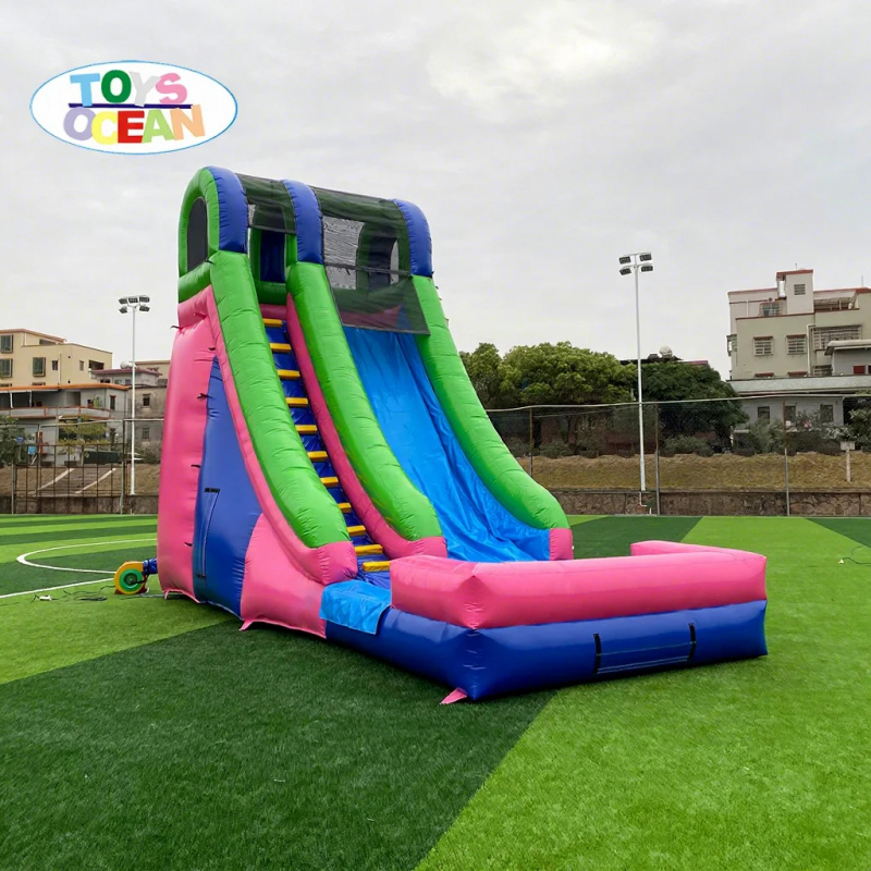Water Slide Inflatable - New Outdoor Children's Slide with Swimming