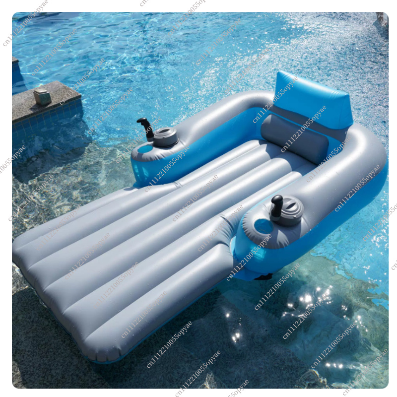 Pool Lounger Inflatable - Electric Inflatable Water Lounger Dual Motor