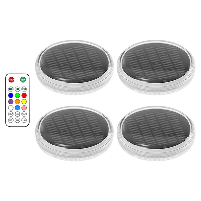 Pool Light Solar Rechargeable - SOFT-Timing Mode Solar Rechargeable Floating Pool
