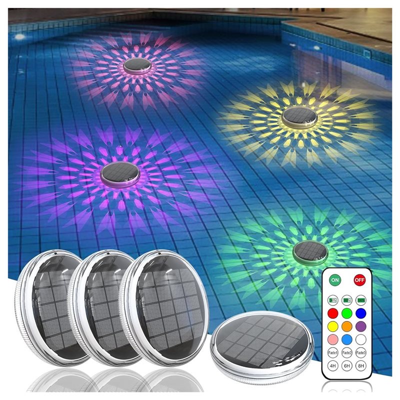 [NEWA76K!】 Timing Mode Solar R - đánh giá và giá Pool Light Solar Rechargeable