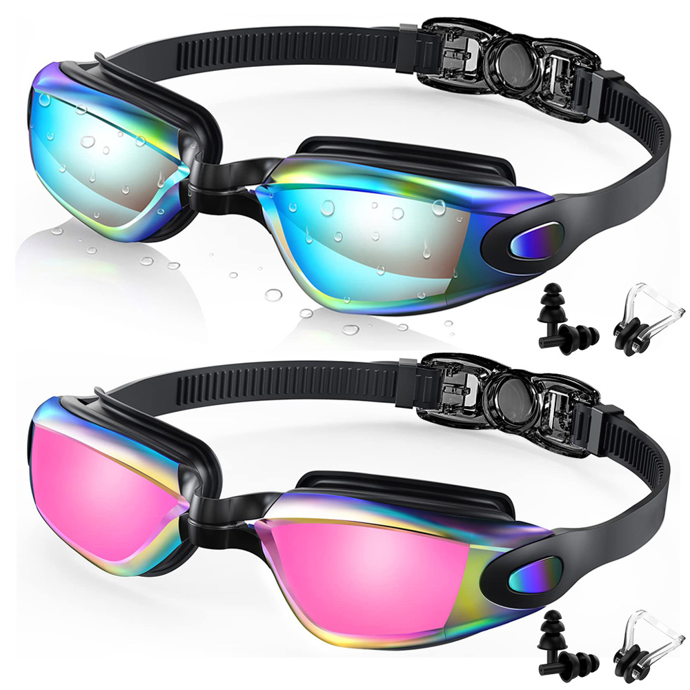 2 Pack Swimming Goggles Anti-F - đánh giá và giá Swim Goggles Anti Fog Uv