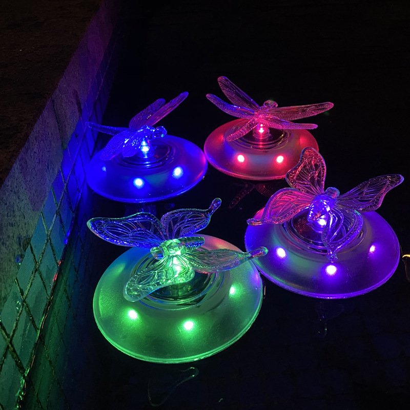 Outdoor Solar Multi-color Floa - đánh giá và giá Pool Light Solar Rechargeable