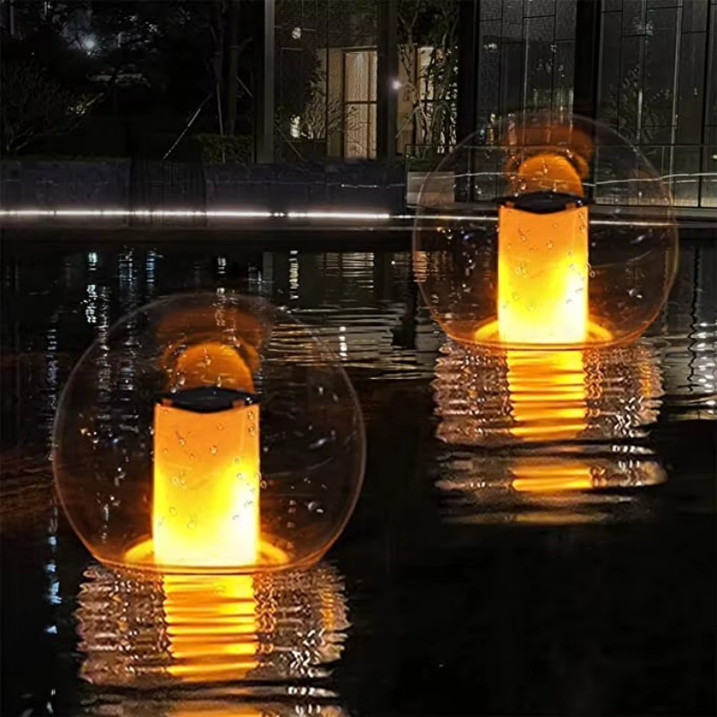 Waterproof Solar Rechargeable  - đánh giá và giá Pool Light Solar Rechargeable