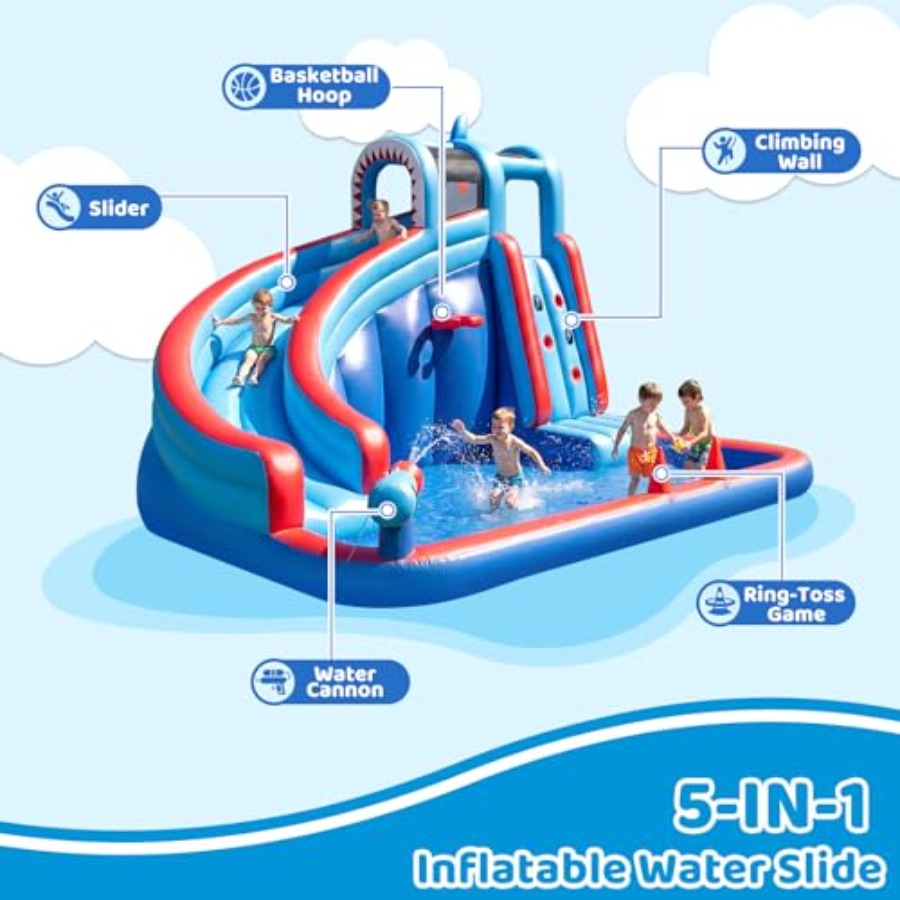 Backyard inflatable water slid - đánh giá và giá Water Slide Inflatable