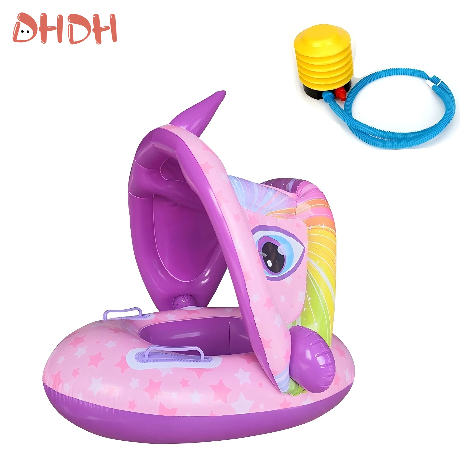 Baby Swimming Float with Sunsh - đánh giá và giá Pool Float Ring Inflatable