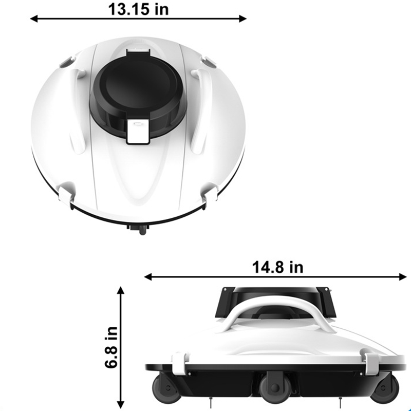 Robot Bể Bơi Bụi Không Dây Tự  - đánh giá và giá Pool Vacuum Manual