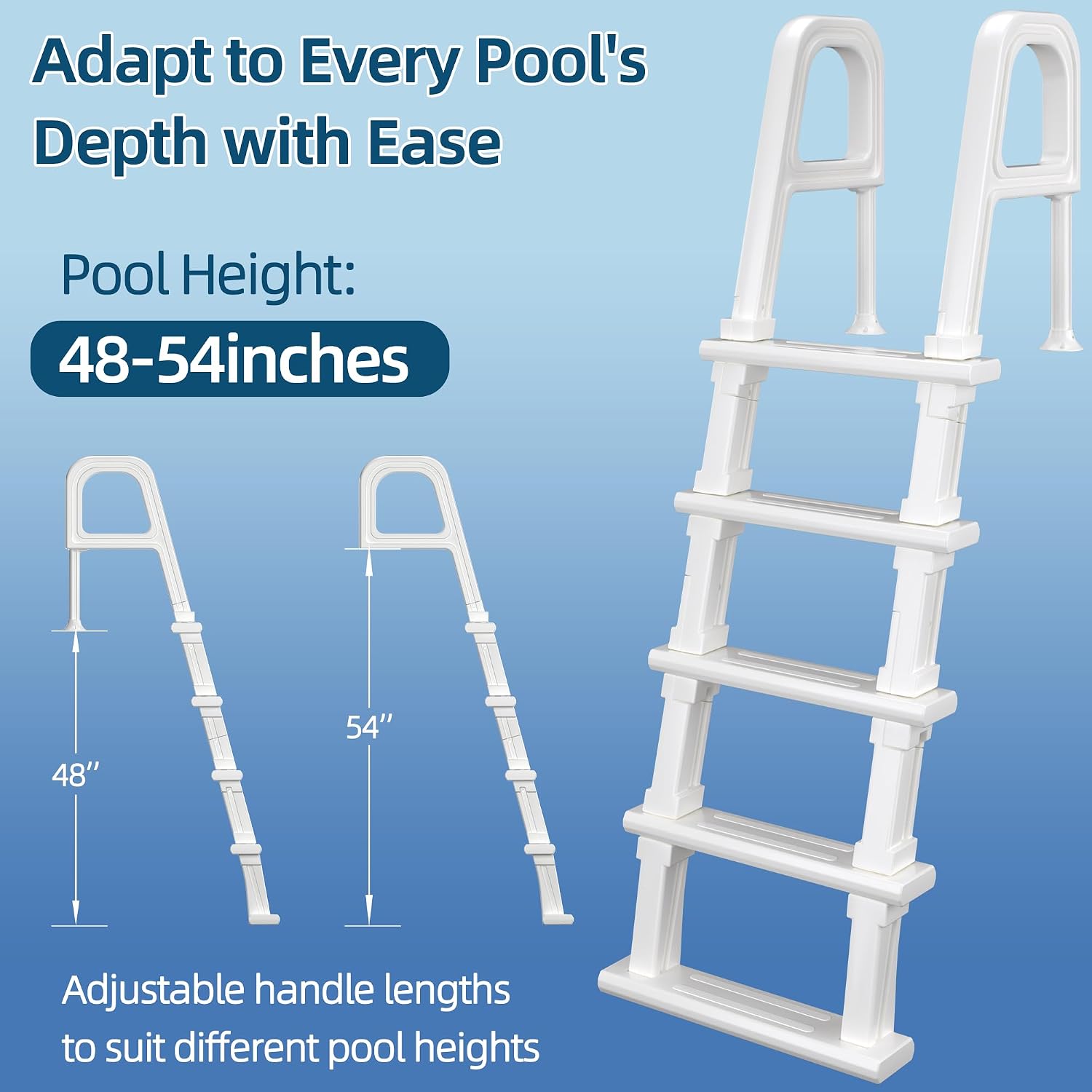 Pool Ladder, 5-Step Pool Stair - đánh giá và giá Pool Ladder Above Ground