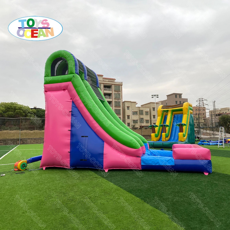 New Outdoor Children's Slide w - đánh giá và giá Water Slide Inflatable