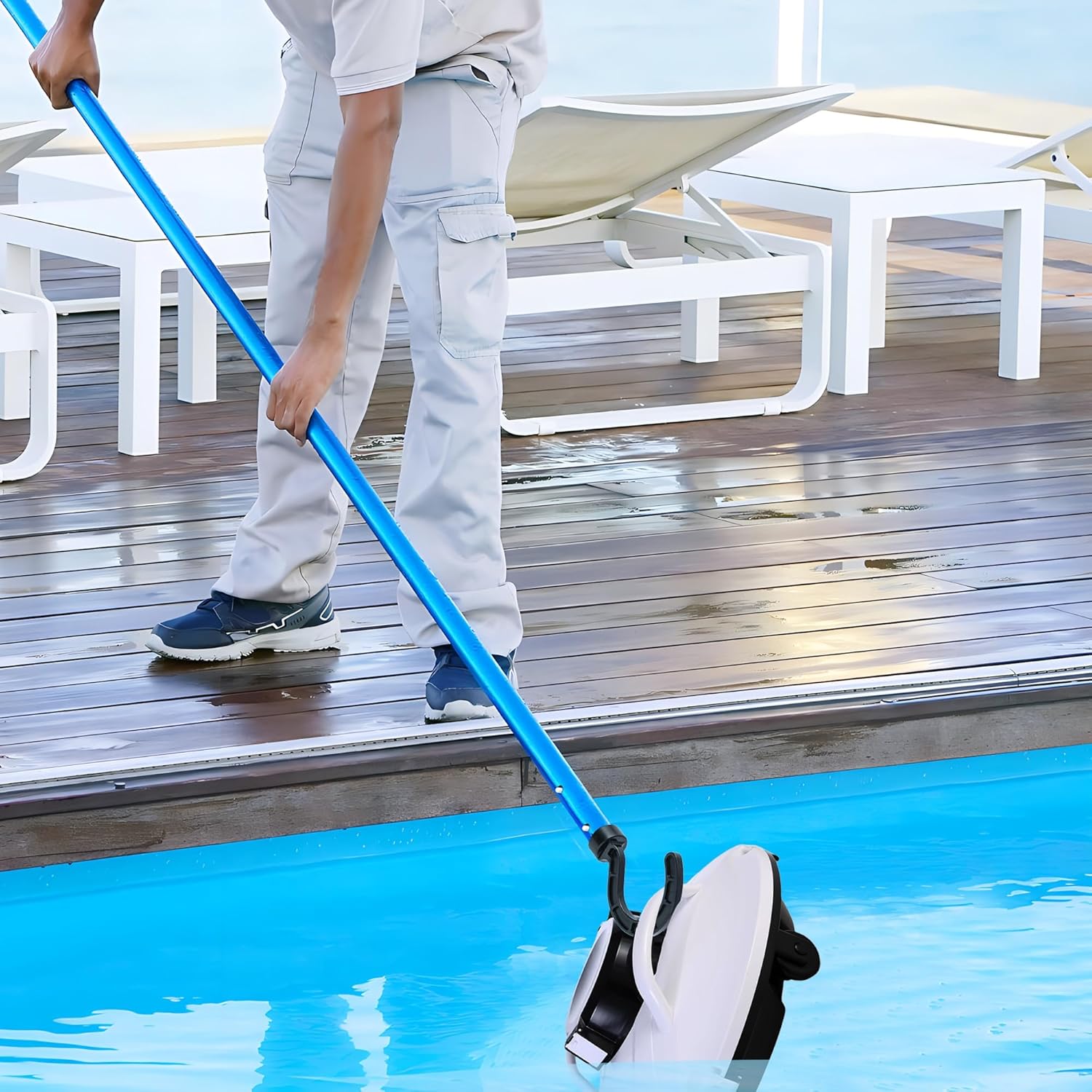 2Pcs Hook for Robotic Pool Cle - đánh giá và giá Pool Ladder Above Ground