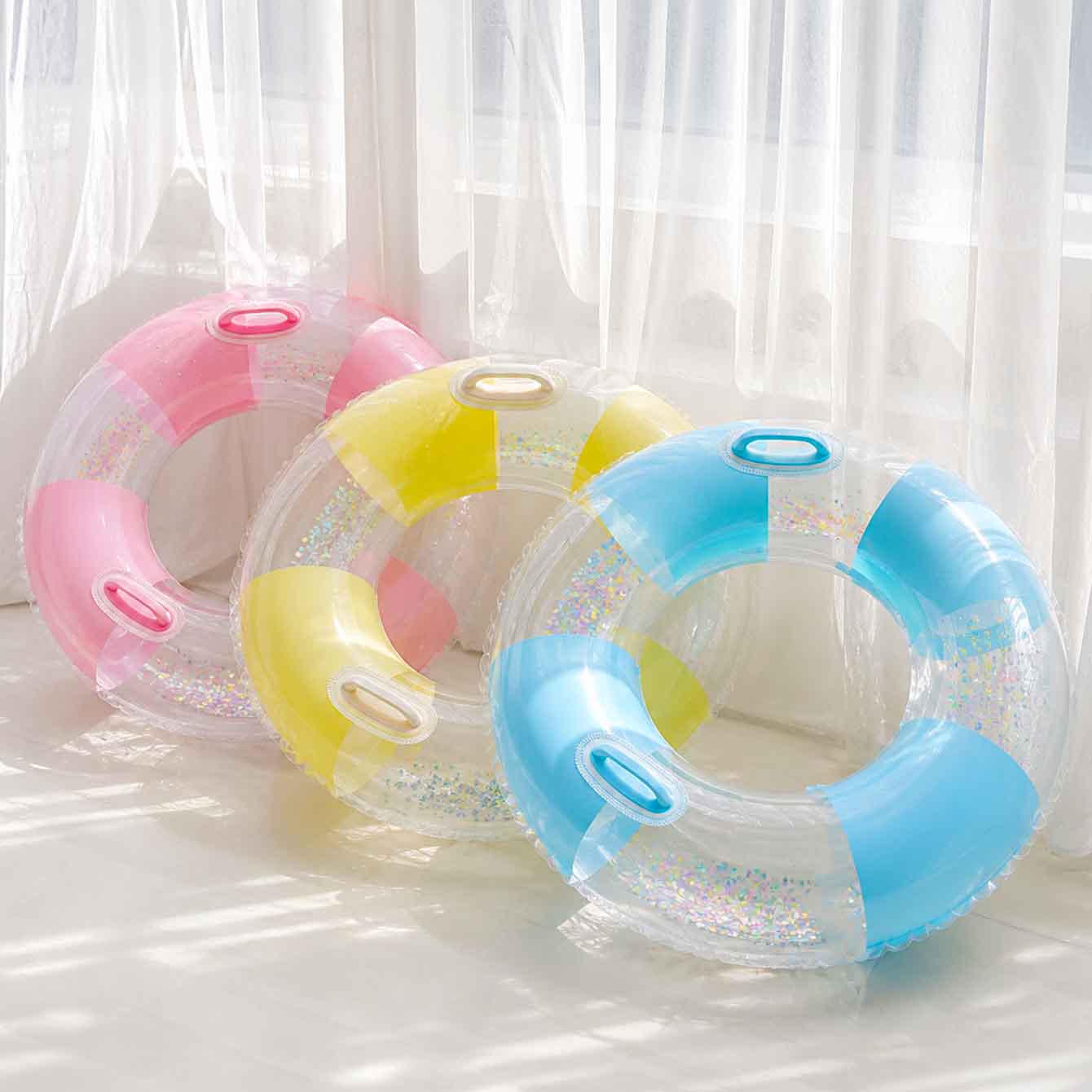 1PC Pool Floats with Handles f - đánh giá và giá Pool Float Ring Inflatable