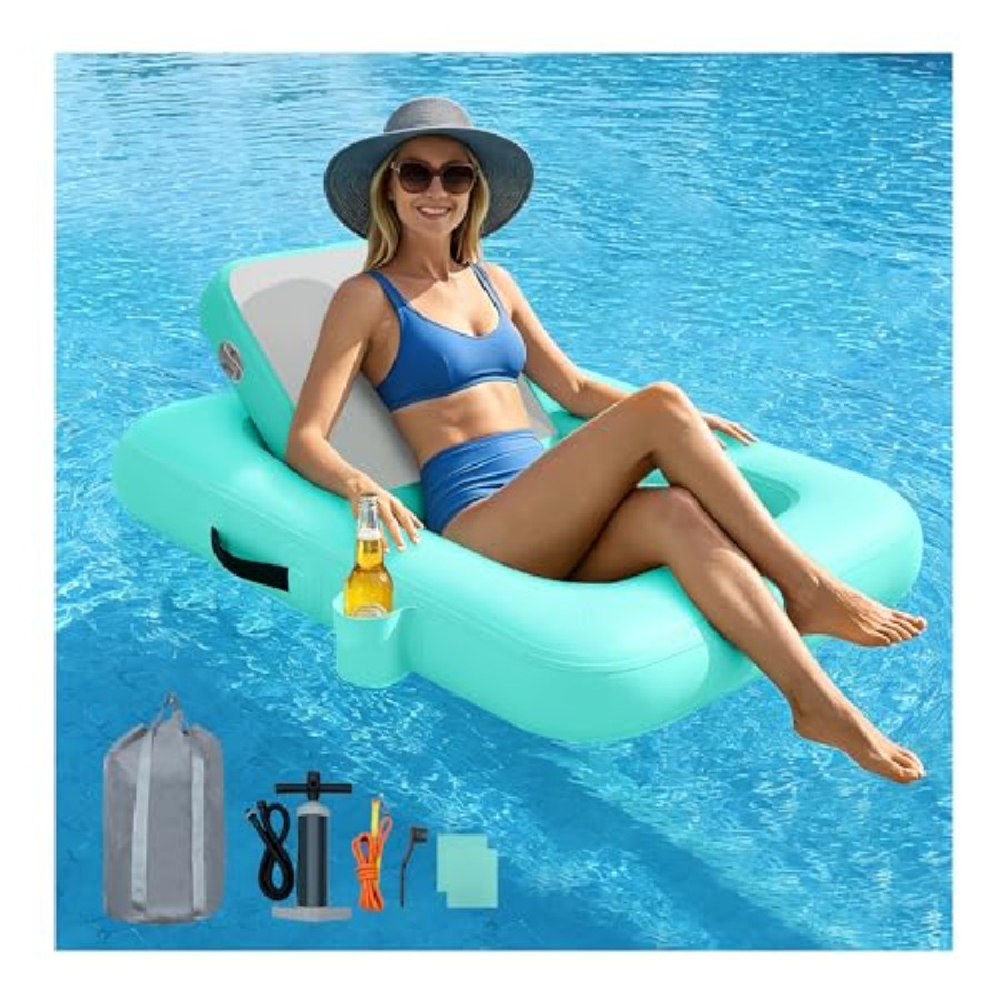 Floating Chairs with Backrest  - đánh giá và giá Pool Lounger Inflatable