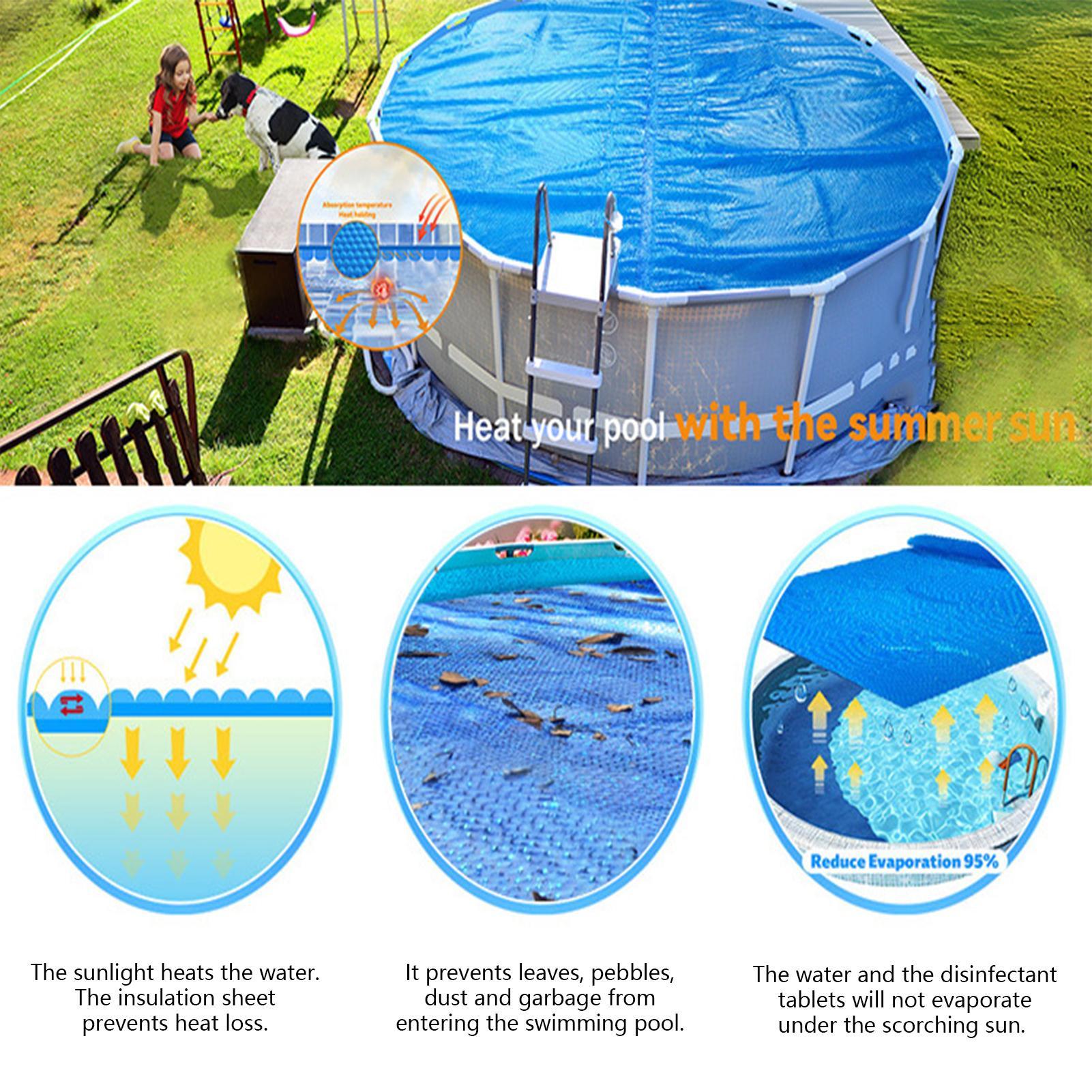 PE Round Pool Cover Waterproof - đánh giá và giá Pool Cover Waterproof