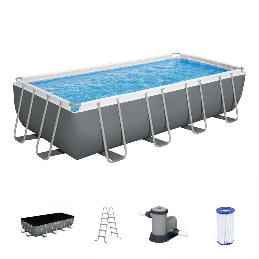 Rectangular Metal Frame Above  - đánh giá và giá Pool Ladder Above Ground