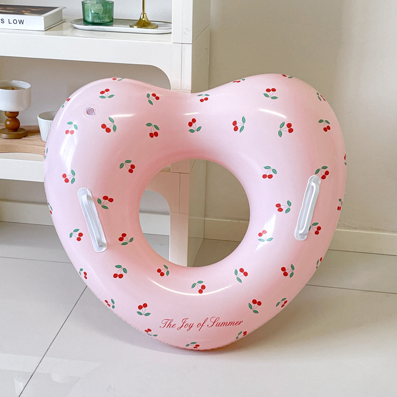 1Pcs Cherry Swim Ring Inflatab - đánh giá và giá Pool Float Ring Inflatable