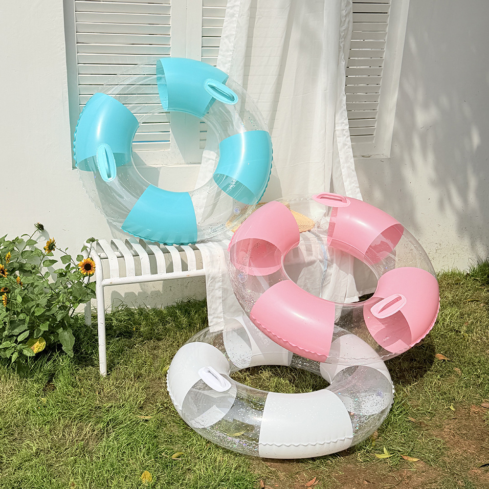 Transparent  Swimming Ring Adu - đánh giá và giá Pool Float Ring Inflatable