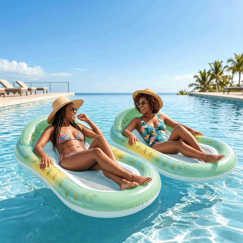 Mermaid Style Sequined Inflata - đánh giá và giá Pool Lounger Inflatable